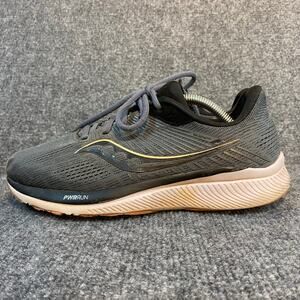 SAUCONY Guide 14 Running Shoes Charcoal Rose Womens 8.5 Athletic Sneakers